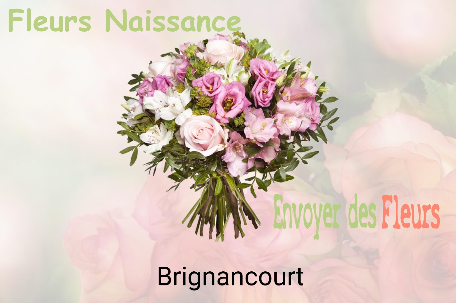 Bouquet de fleurs de naissance livré à Brignancourt